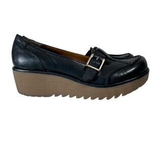 MIA Chunky Platform Mary Jane Wedge Size 6M Academia Lug Sole T Strap Preppy